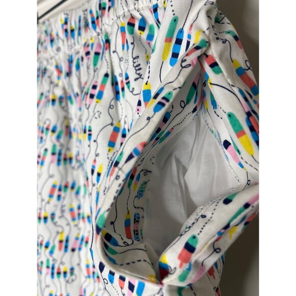 Lilly Pulitzer XS Skirt Oh Buoy Print Mini Flare White Multicolor Pull‑On Preppy - Picture 7 of 10